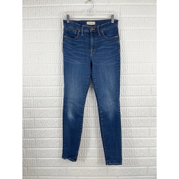 Madewell 9” High Rise Skinny Jeans in Larkspur Wash Tencel Edition 27 - Picture 4 of 13